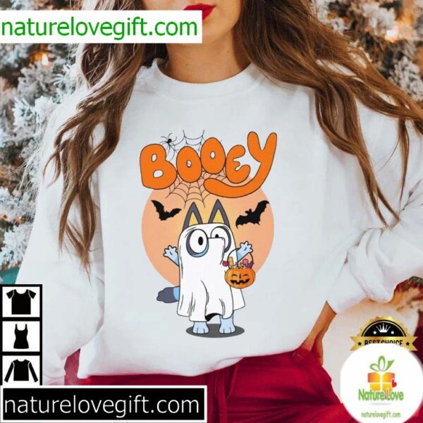 Bluey Ghost Halloween T-Shirt Cute Booey Tee