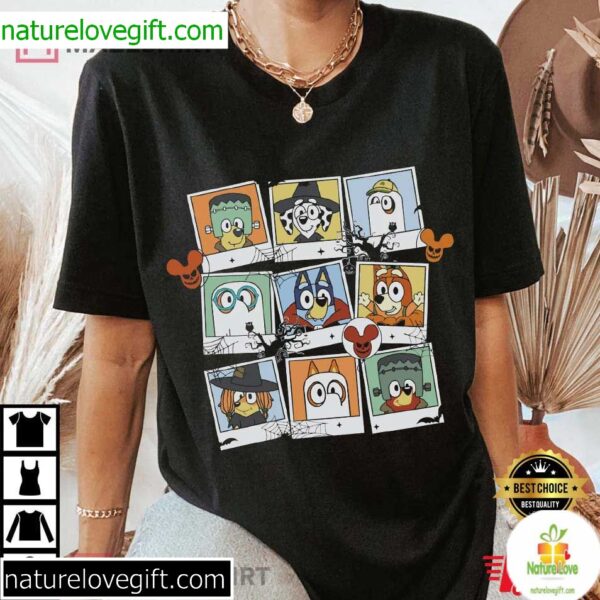 Bluey Halloween Costume Trick Or Treat T-Shirt for Kids