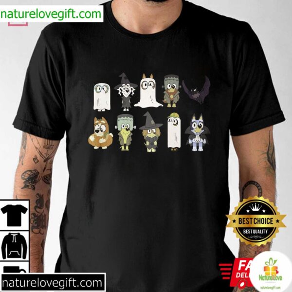 Bluey Halloween Family T-Shirt Rad Like Costume Tee