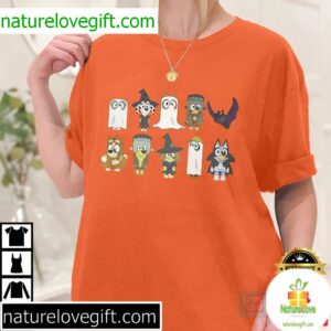 Bluey Halloween Rad Like Family T Shirt 3