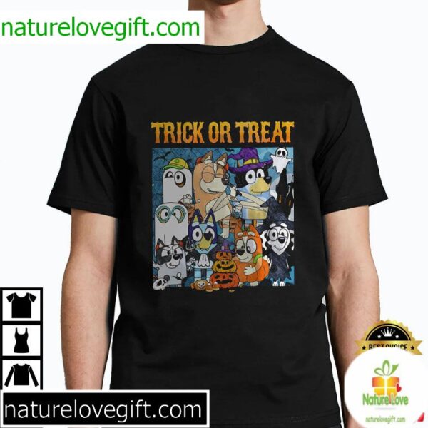 Bluey Halloween T-Shirt for Kids Spooky Fun Tee
