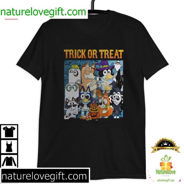 Bluey Halloween T-Shirt for Kids Spooky Fun Tee