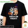 Bluey Halloween T-Shirt Funny Trick Or Treat Kids Tee