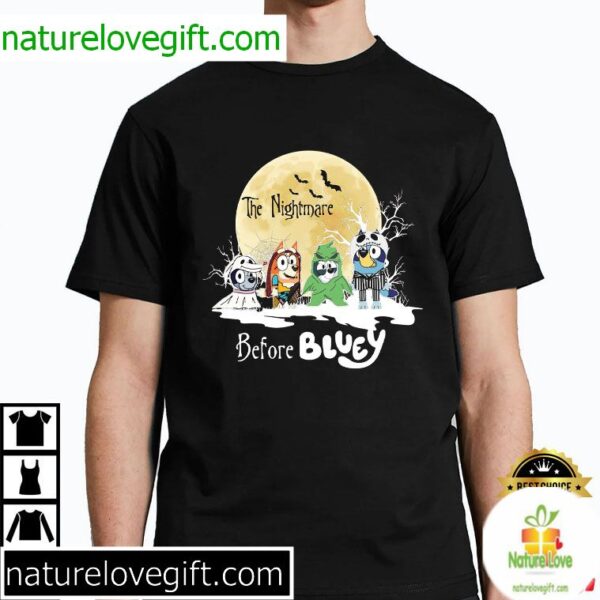 Bluey Halloween T-Shirt Nightmare Before Christmas Inspired