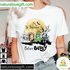 Bluey The Nightmare Before Halloween T Shirt 3