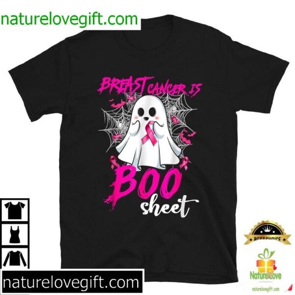 Breast Cancer Awareness Halloween Boo Sheet T-Shirt