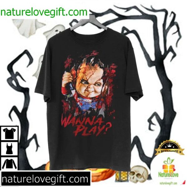 Chucky Halloween Horror Nights 2025 Wanna Play T-Shirt