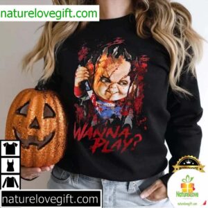 Halloween Horror Nights 2023 Chucky Wanna Play T Shirt 3