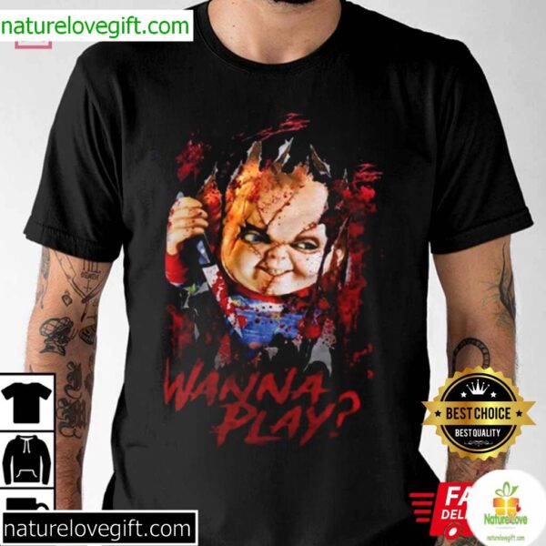 Chucky Halloween Horror Nights 2025 Wanna Play T-Shirt