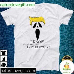 Donald Trump Halloween Funny Scream T-Shirt for Men