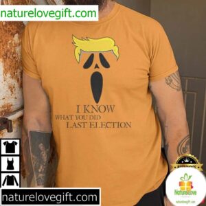 Donald Trump Scream Halloween Funny T Shirt 3