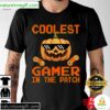 Gamer Pumpkin T-Shirt Halloween Coolest In The Patch
