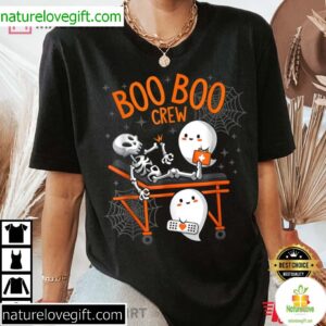 Boo Boo Crew Ghost Doctor Paramedic EMT Nurse Halloween T Shirt 4