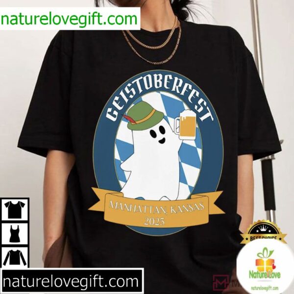 Ghost Halloween T-Shirt Geistoberfest Kansas 2025 Boo Tee