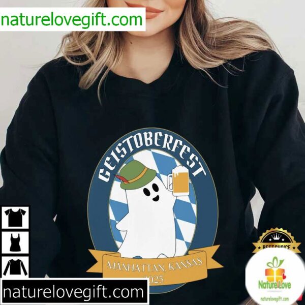 Ghost Halloween T-Shirt Geistoberfest Kansas 2025 Boo Tee
