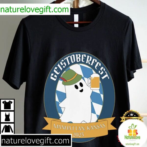 Ghost Halloween T-Shirt Geistoberfest Kansas 2025 Boo Tee