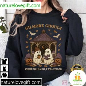 Gilmore Ghouls Where You Haunt I Will Follow Ghost Halloween T Shirt (4)