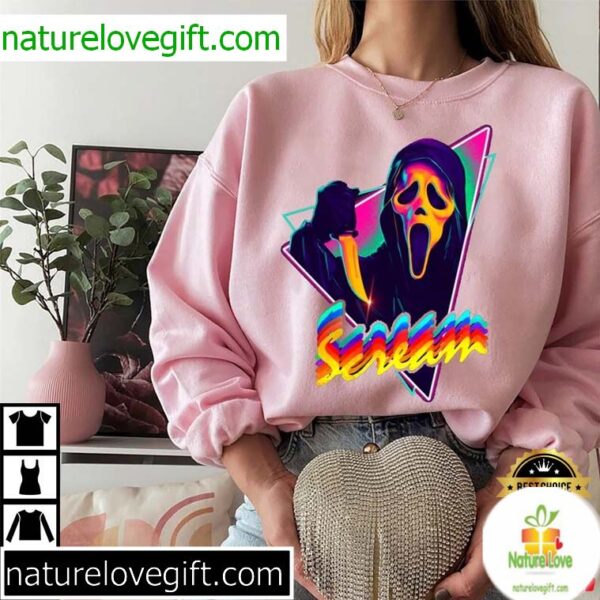 Ghostface Scream Halloween T-Shirt Best Horror Movie Tee