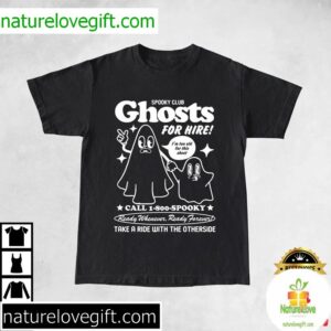 Ghosts For Hire Halloween Best T Shirt 3