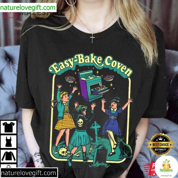 Halloween Coven T-Shirt Easy Bake Witches Design by Mazeshirt