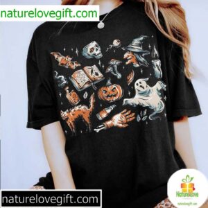 Halloween Doodles T Shirt 4