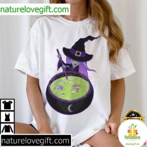 Halloween Fizzy Witch T-Shirt for Women and Men