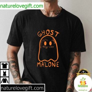Halloween Ghost Malone Funny Spooky T-Shirt