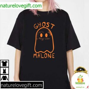 Ghost Malone Spooky Halloween Funny T Shirt 3