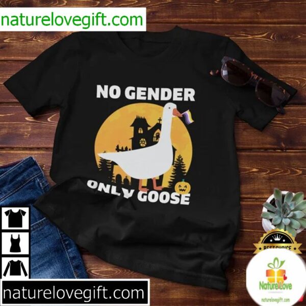 Halloween Goose T-Shirt No Gender Unisex Funny Halloween Tee