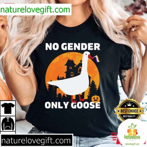 Halloween Goose T-Shirt No Gender Unisex Funny Halloween Tee
