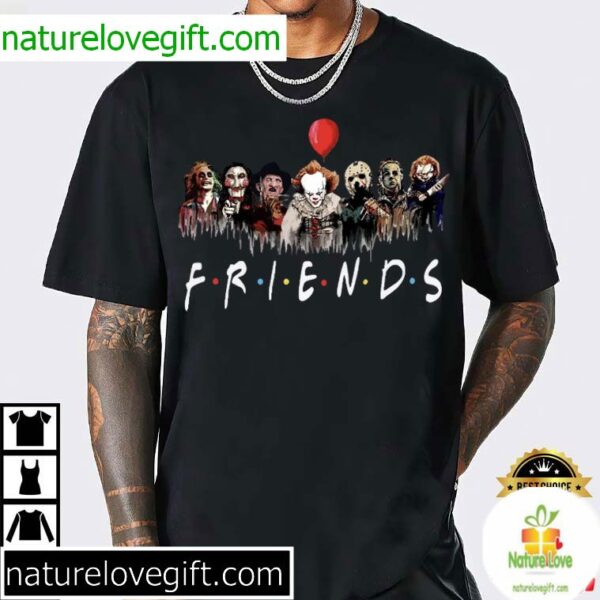Halloween Horror Friends T-Shirt Spooky Trick Or Treat Tee