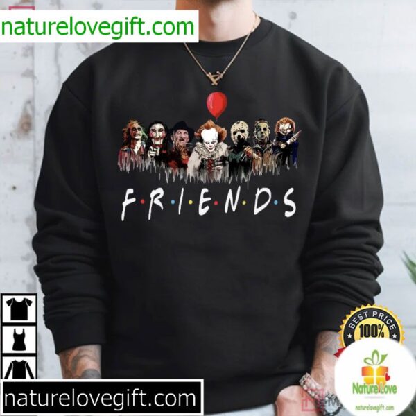 Halloween Horror Friends T-Shirt Spooky Trick Or Treat Tee