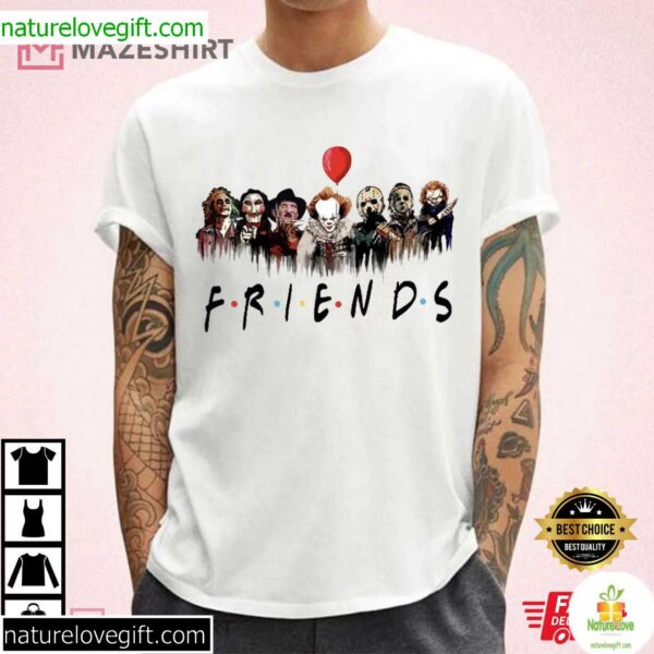 Halloween Horror Friends T-Shirt Spooky Trick Or Treat Tee