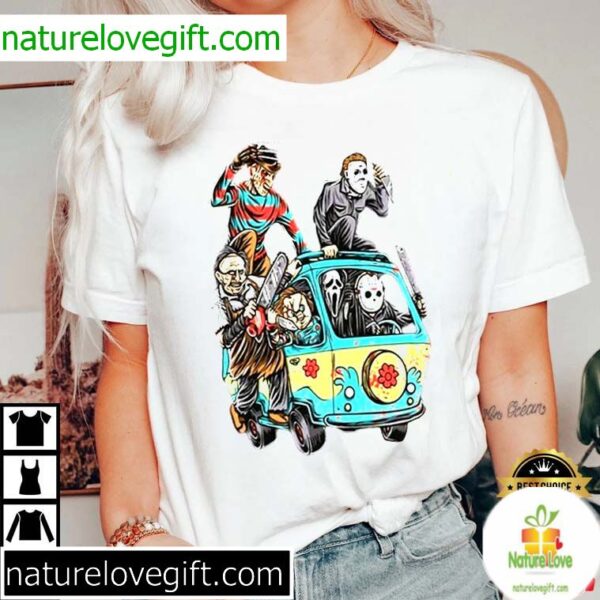 Halloween Horror Movie Characters T-Shirt for Men and Women