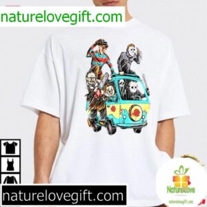 Halloween Horror Movie Characters Unisex Best T Shirt 3