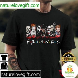 Halloween Horror Movie T-Shirt Friends Killers Spooky Season Tee