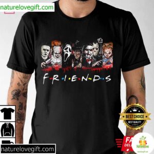 Friends Halloween Horror Movie Killers Spooky Season T Shirt 3