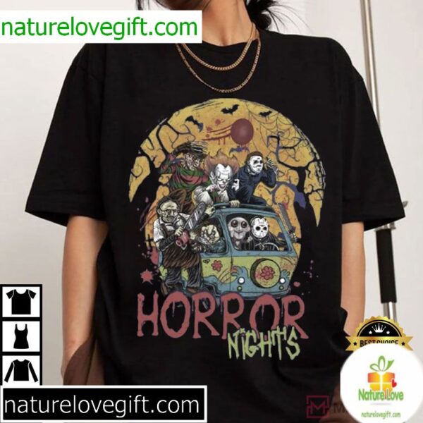 Halloween Horror Nights 2025 T-Shirt Horror Characters Trick Or Treat