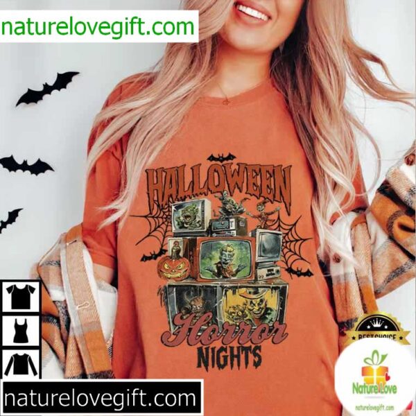 Halloween Horror Nights Spooky Movie Party T-Shirt