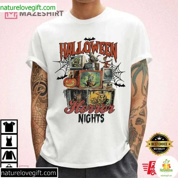 Halloween Horror Nights Spooky Movie Party T-Shirt