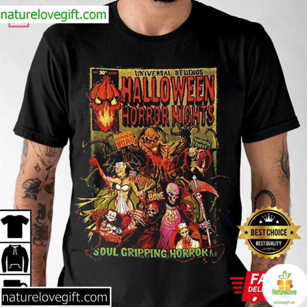 Halloween Horror Nights T-Shirt Mazeshirt Design Horror Theme