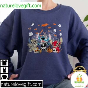 Halloween Stitch Trick Or Treat T Shirt 4