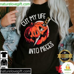 Cut My Life Into Pieces Lazy Halloween T Shirt 3