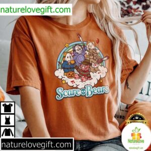 Halloween Scare Bears T Shirt 3