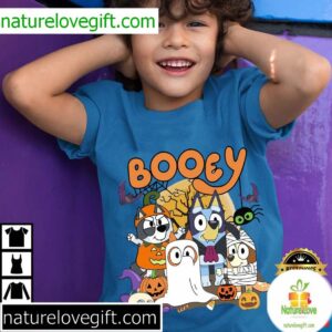 Booey Halloween Spooky Cartoon Witchy Bats T Shirt (2)