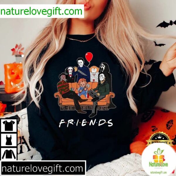Horror Movie Friends Characters Best T-Shirt