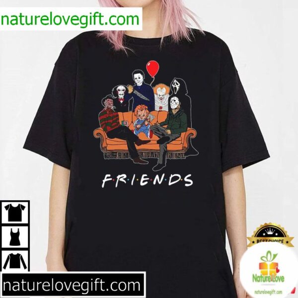 Horror Movie Friends Characters Best T-Shirt
