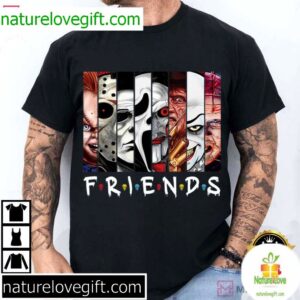 Horror Movie Friends Halloween T-Shirt