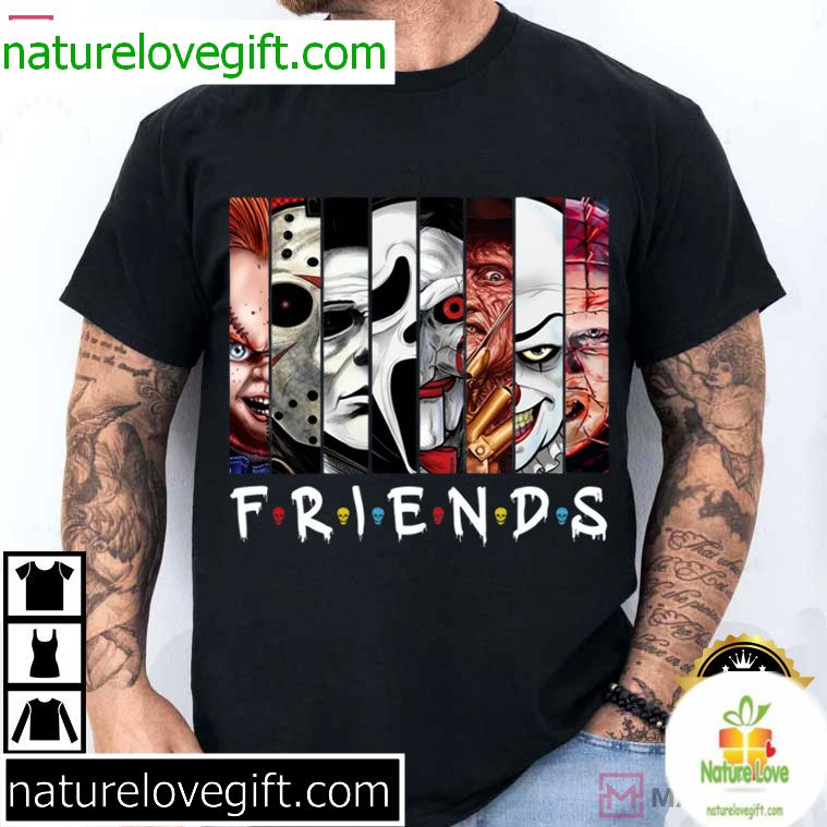 Horror Movie Friends Halloween T-Shirt Horror Movie Friends Halloween T-Shirt