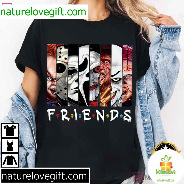 Horror Movie Friends Halloween T-Shirt Horror Movie Friends Halloween T-Shirt